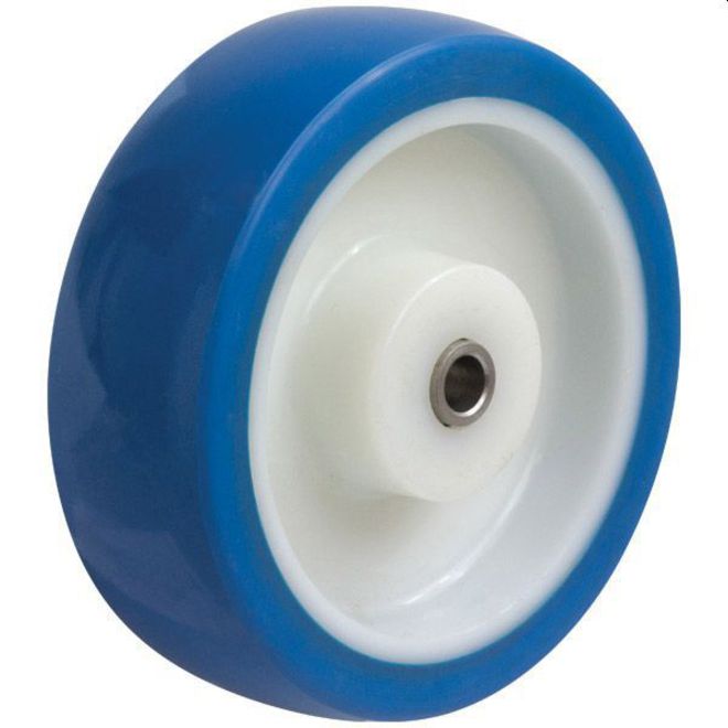 125mm Blue Rebound Polyurethane Wheel SS image 0